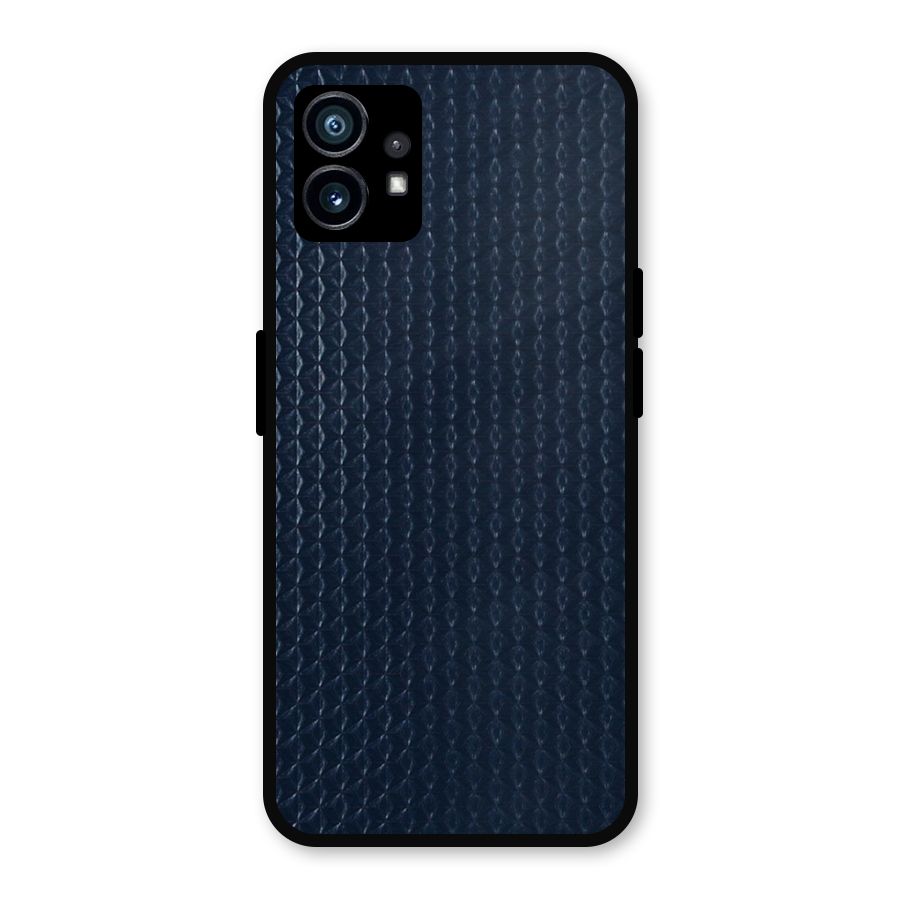 Blue Pattern Metal Back Case for Nothing Phone 1