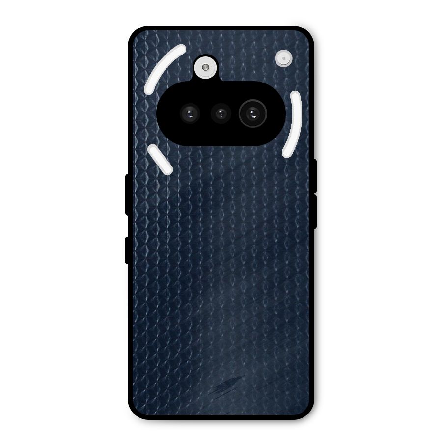 Blue Pattern Metal Back Case for Nothing Phone 3a