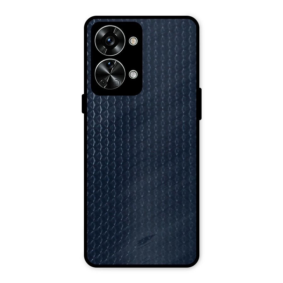 Blue Pattern Metal Back Case for OnePlus Nord 2T