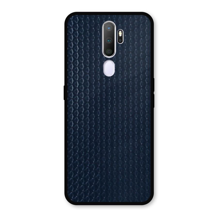 Blue Pattern Metal Back Case for Oppo A9 (2020)