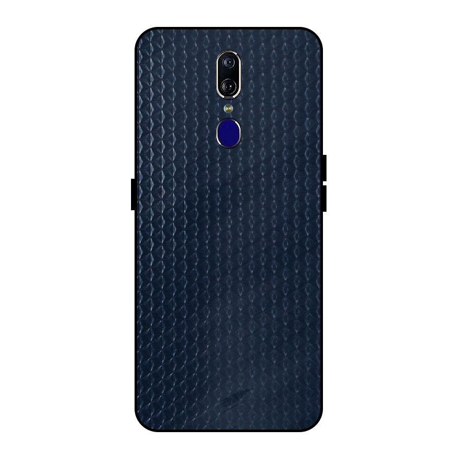 Blue Pattern Metal Back Case for Oppo F11