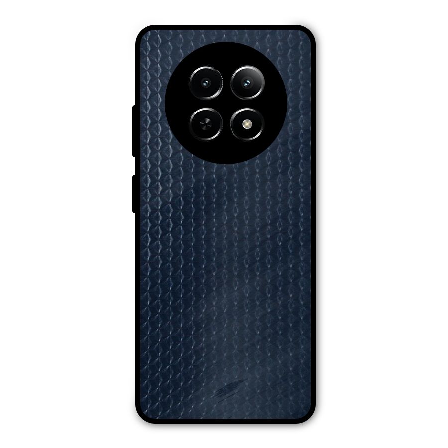 Blue Pattern Metal Back Case for Realme 12 5G
