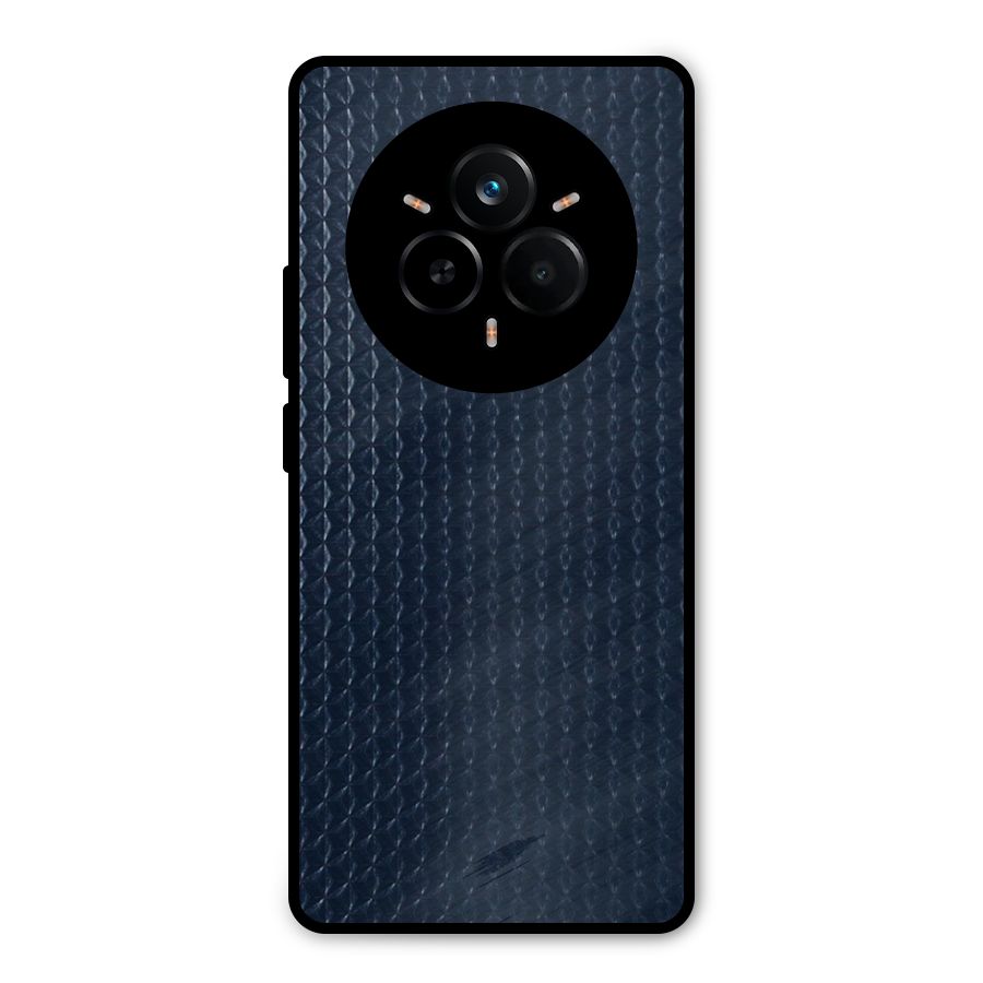 Blue Pattern Metal Back Case for Realme 14 Pro