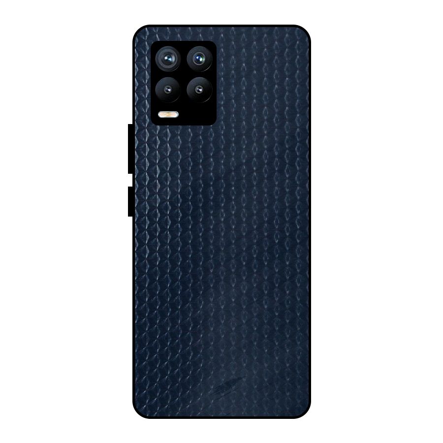 Blue Pattern Metal Back Case for Realme 8 Pro
