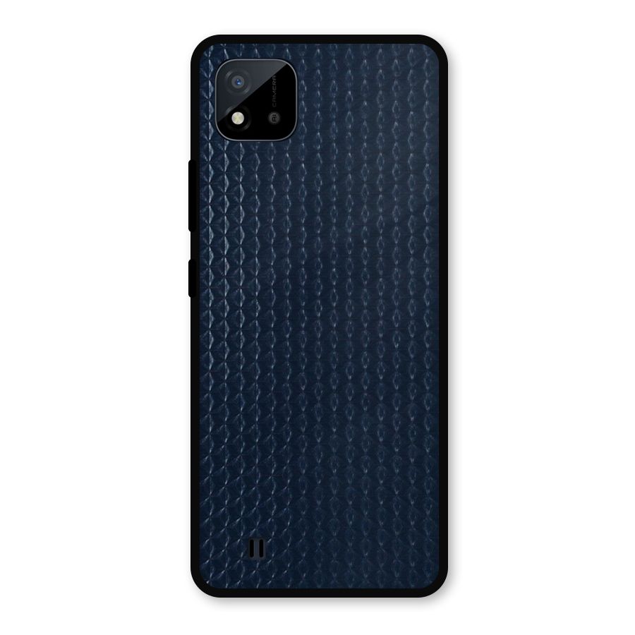 Blue Pattern Metal Back Case for Realme C11 2021