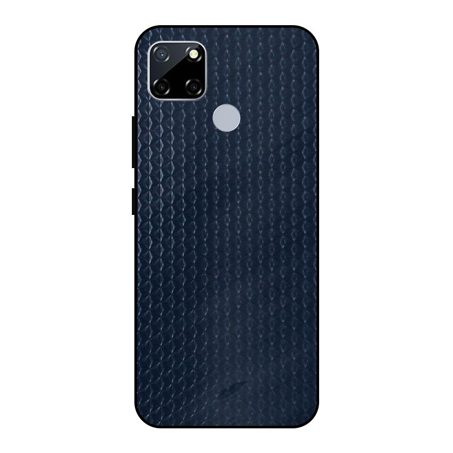 Blue Pattern Metal Back Case for Realme Narzo 20