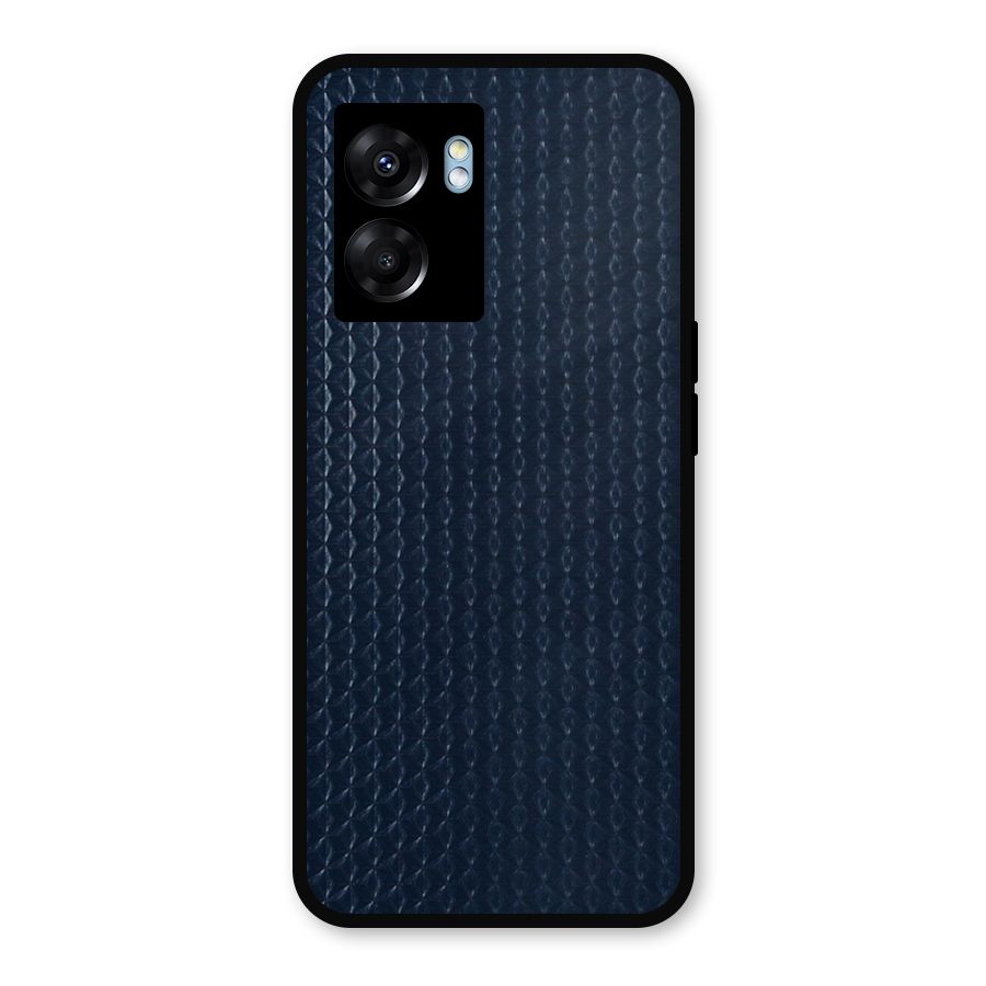 Blue Pattern Metal Back Case for Realme Narzo 50 5G