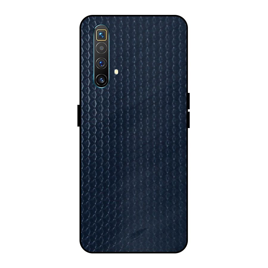Blue Pattern Metal Back Case for Realme X3
