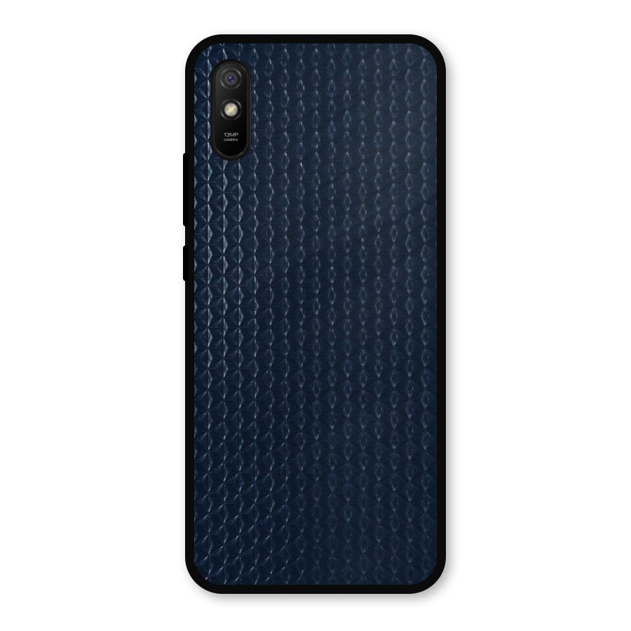 Blue Pattern Metal Back Case for Redmi 9a