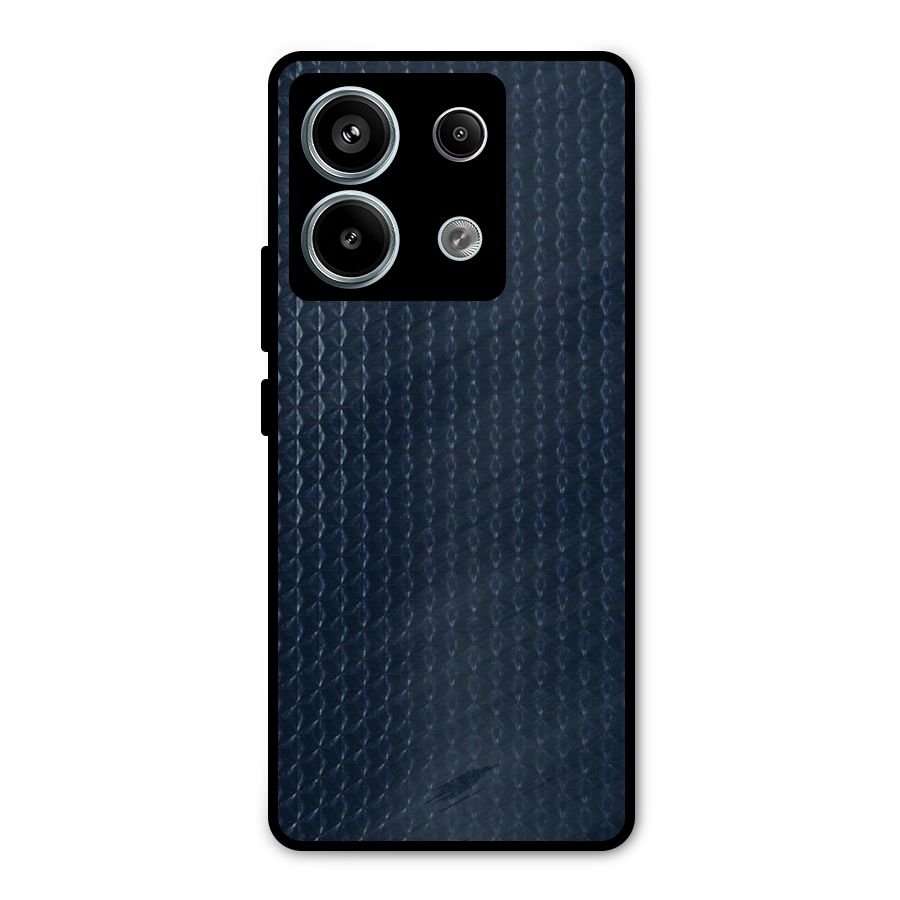 Blue Pattern Metal Back Case for Redmi Note 13 Pro 5G