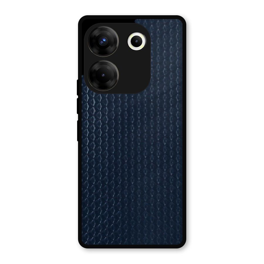 Blue Pattern Metal Back Case for Tecno Camon 20