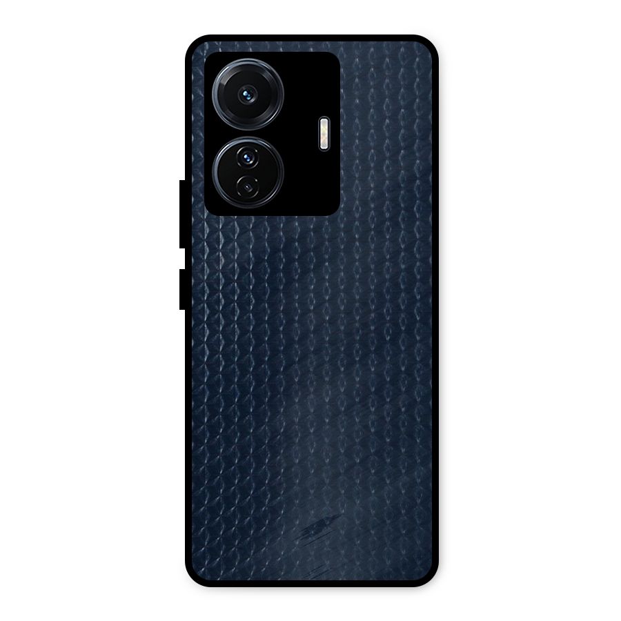 Blue Pattern Metal Back Case for Vivo T1 Pro