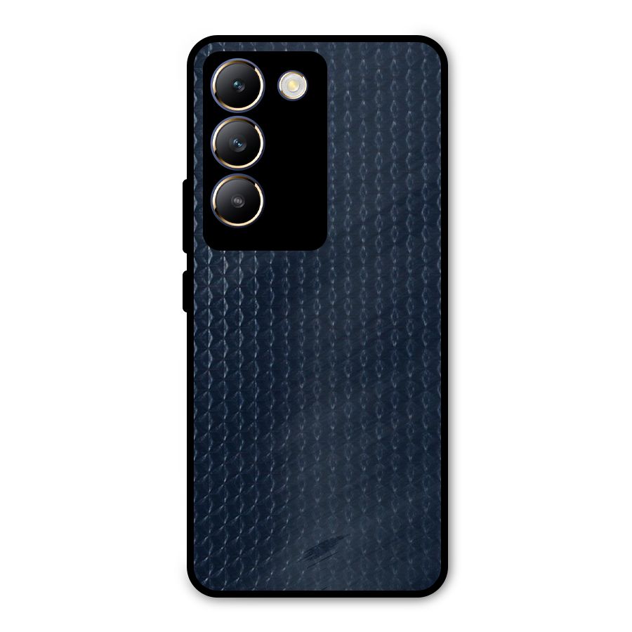 Blue Pattern Metal Back Case for Vivo T3 5G