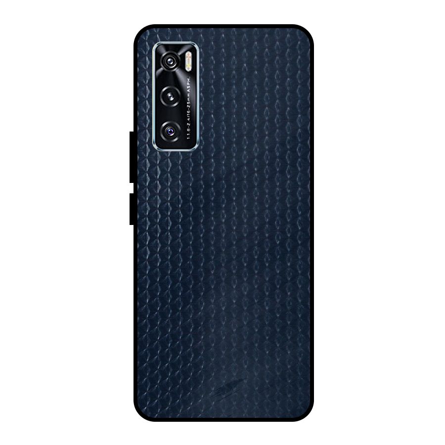 Blue Pattern Metal Back Case for Vivo V20 SE