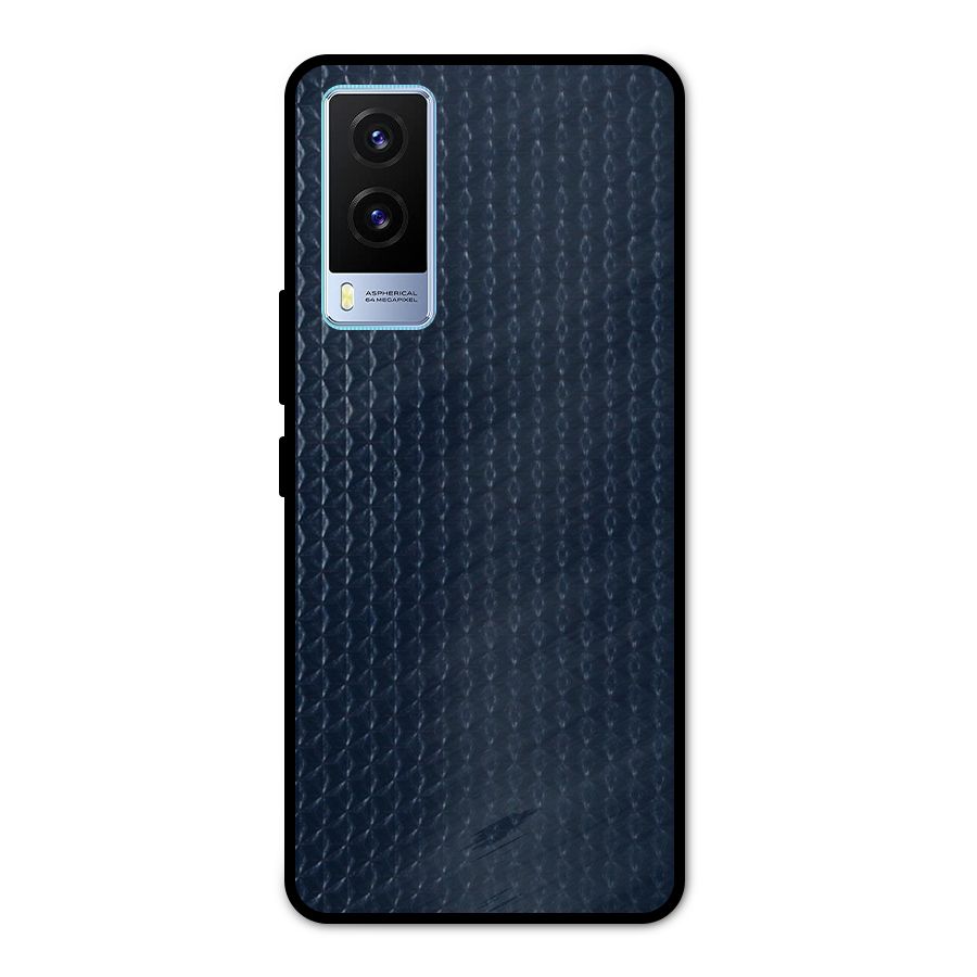 Blue Pattern Metal Back Case for Vivo V21e 5G