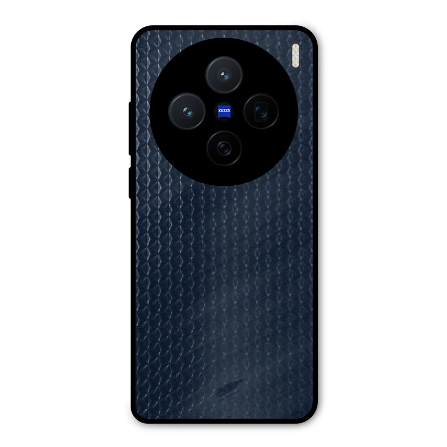 Blue Pattern Metal Back Case for Vivo X200