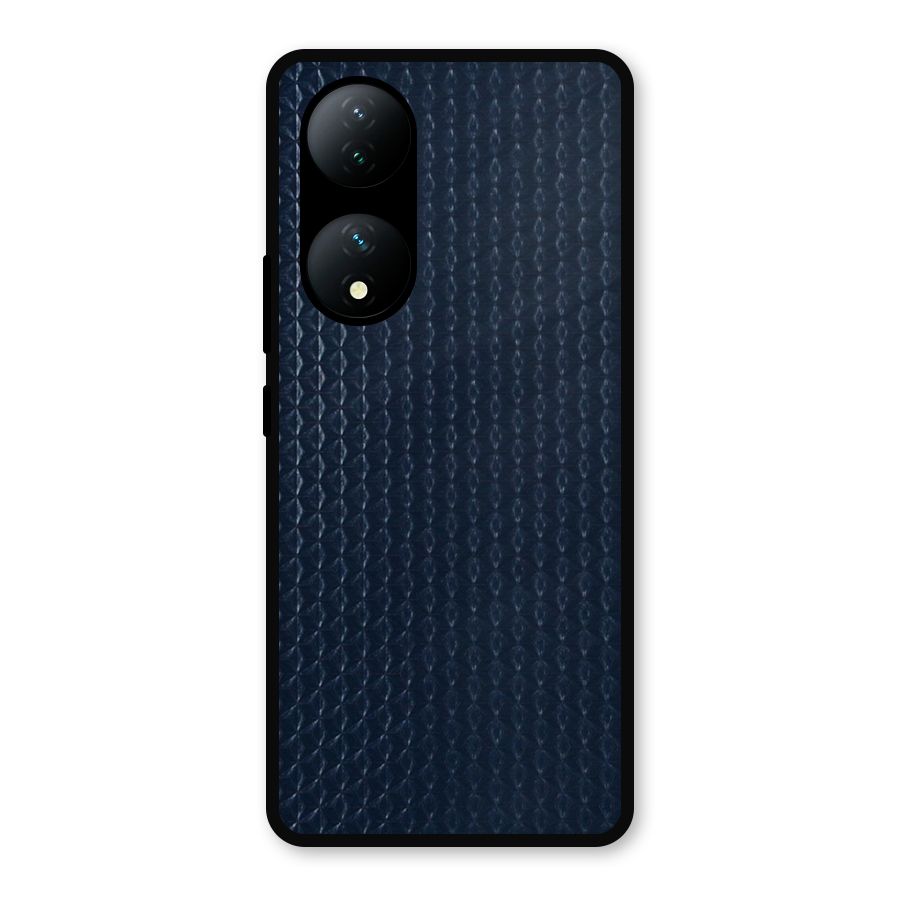 Blue Pattern Metal Back Case for Vivo Y100