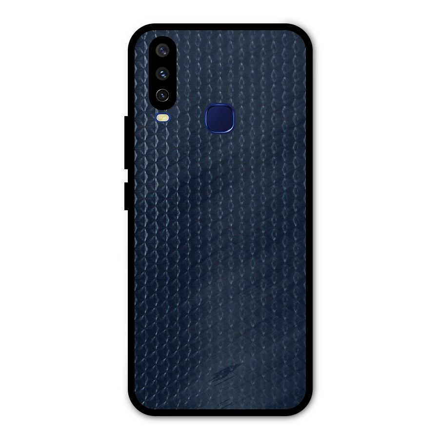 Blue Pattern Metal Back Case for Vivo Y15