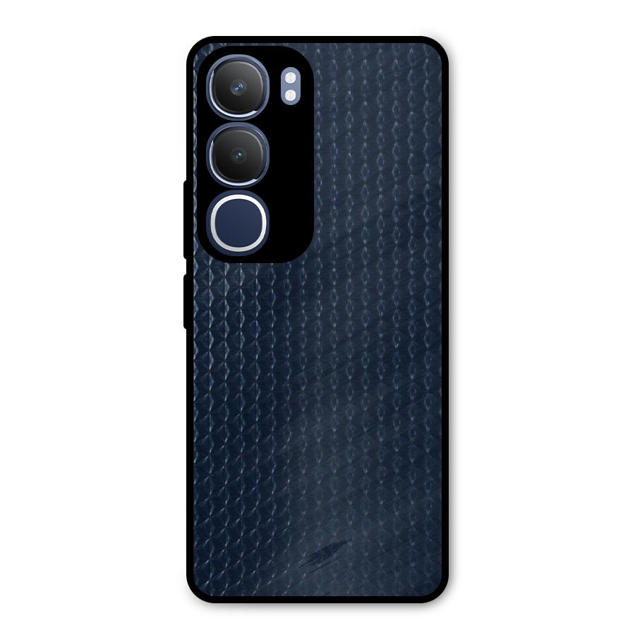 Blue Pattern Metal Back Case for Vivo Y29