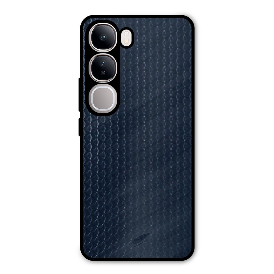 Blue Pattern Metal Back Case for Vivo Y300