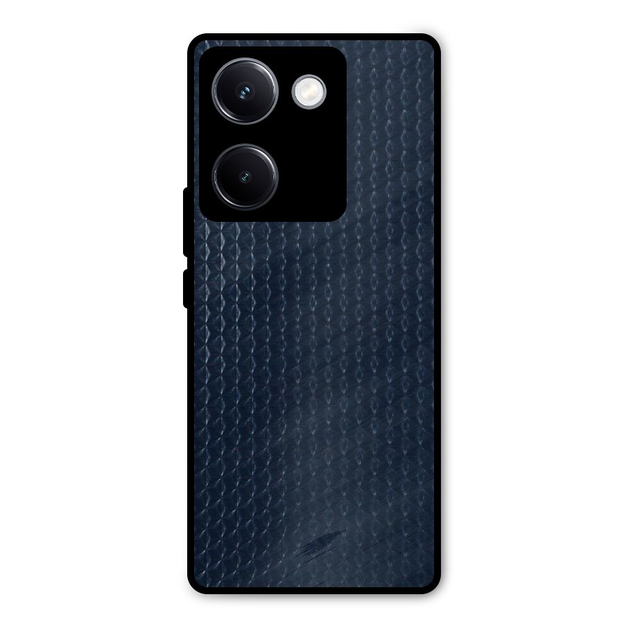 Blue Pattern Metal Back Case for Vivo Y300 Plus