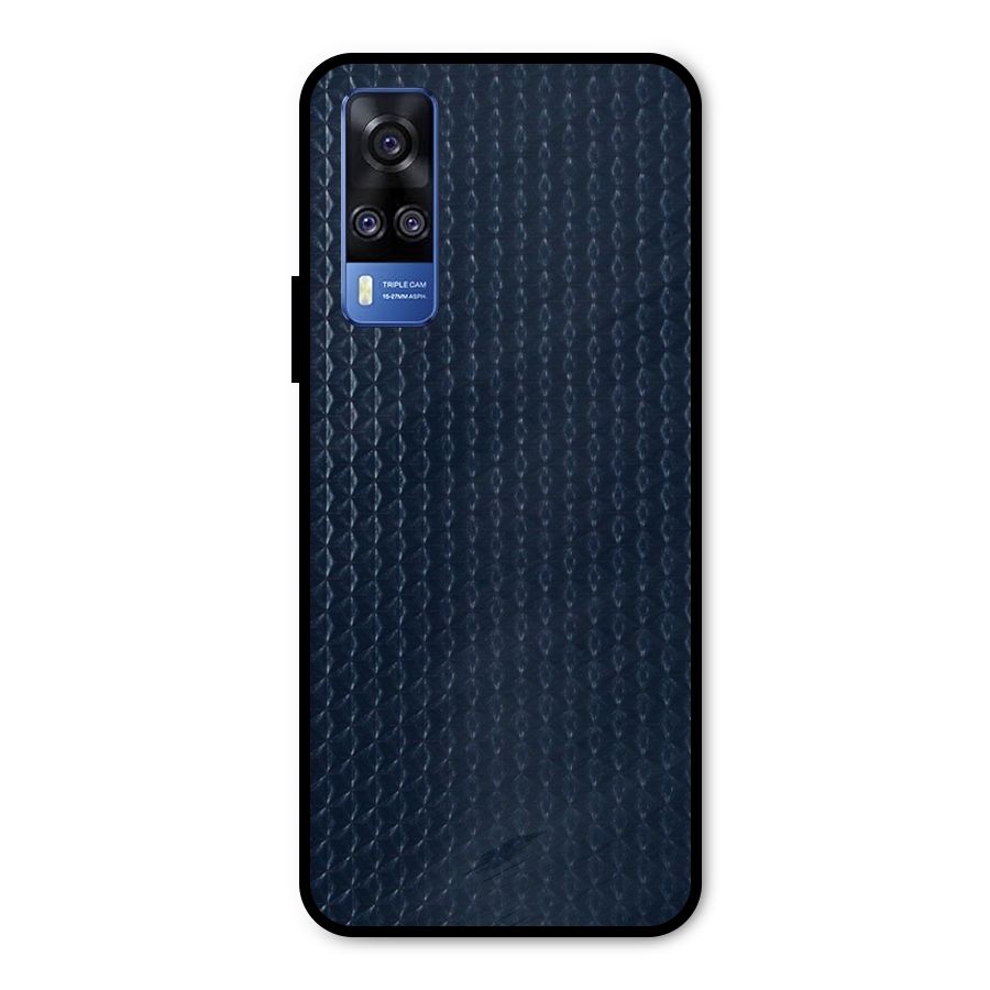 Blue Pattern Metal Back Case for Vivo Y31