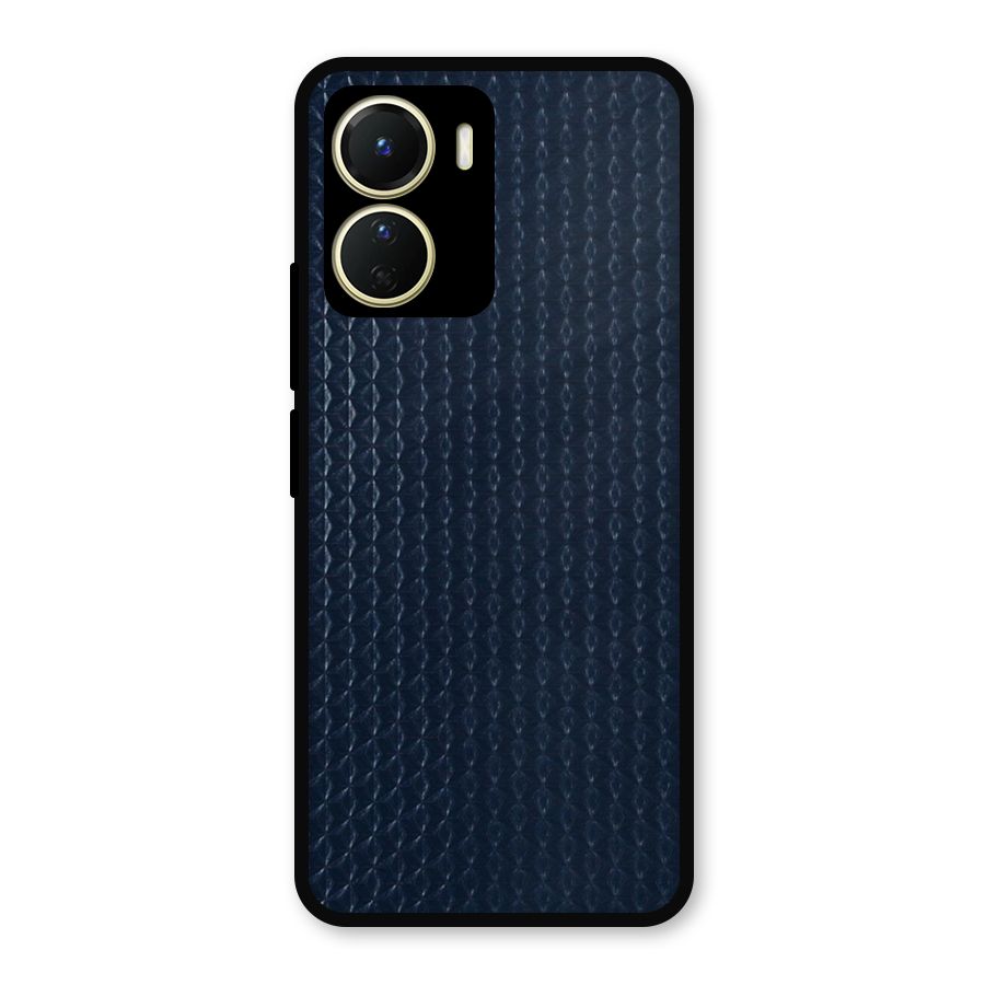 Blue Pattern Metal Back Case for Vivo Y56