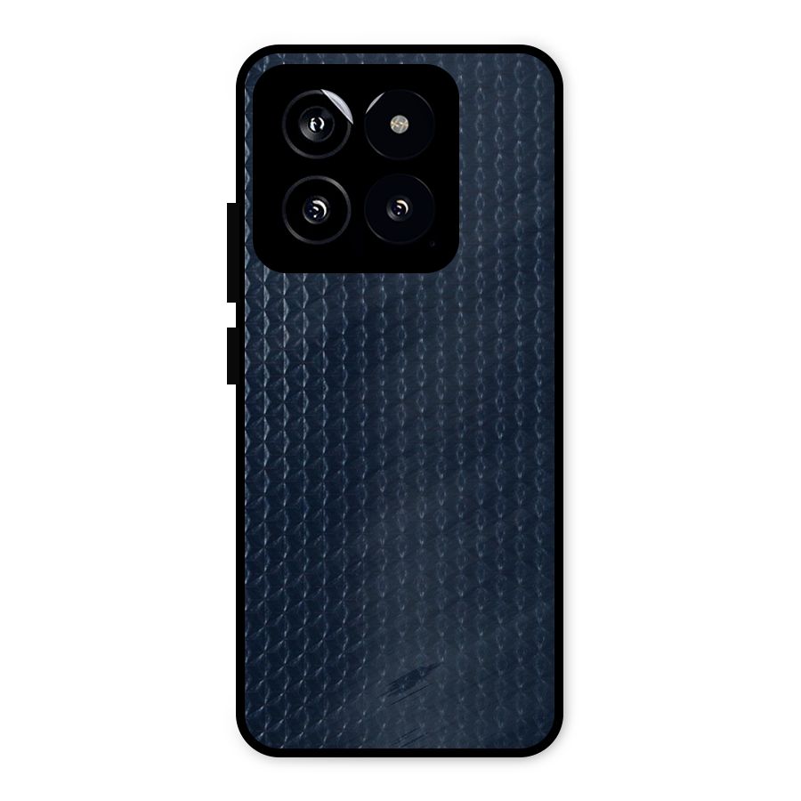 Blue Pattern Metal Back Case for Xiaomi 14