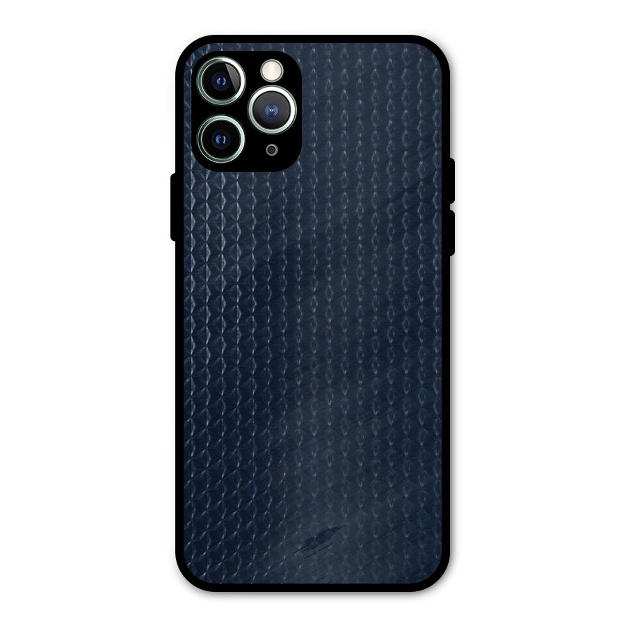 Blue Pattern Metal Back Case for iPhone 11 Pro Max
