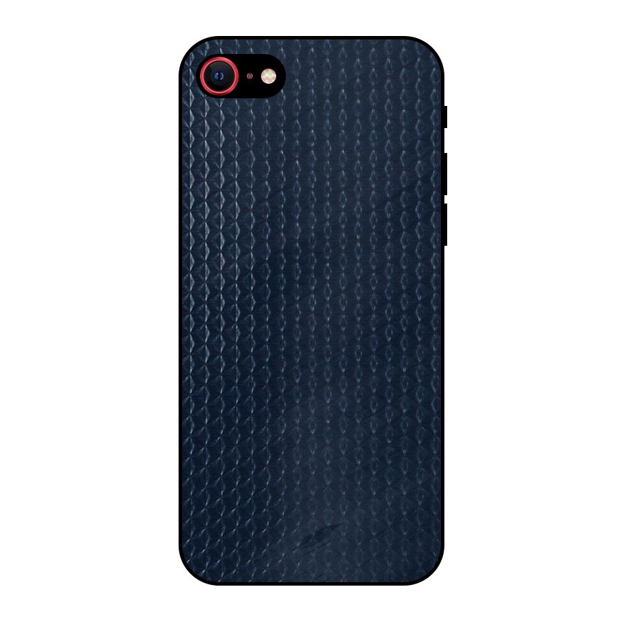 Blue Pattern Metal Back Case for iPhone 7
