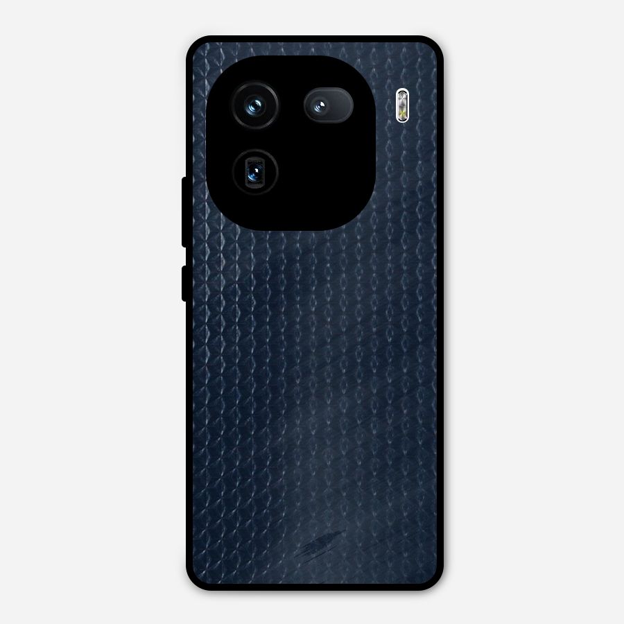 Blue Pattern Metal Back Case for iQOO 12