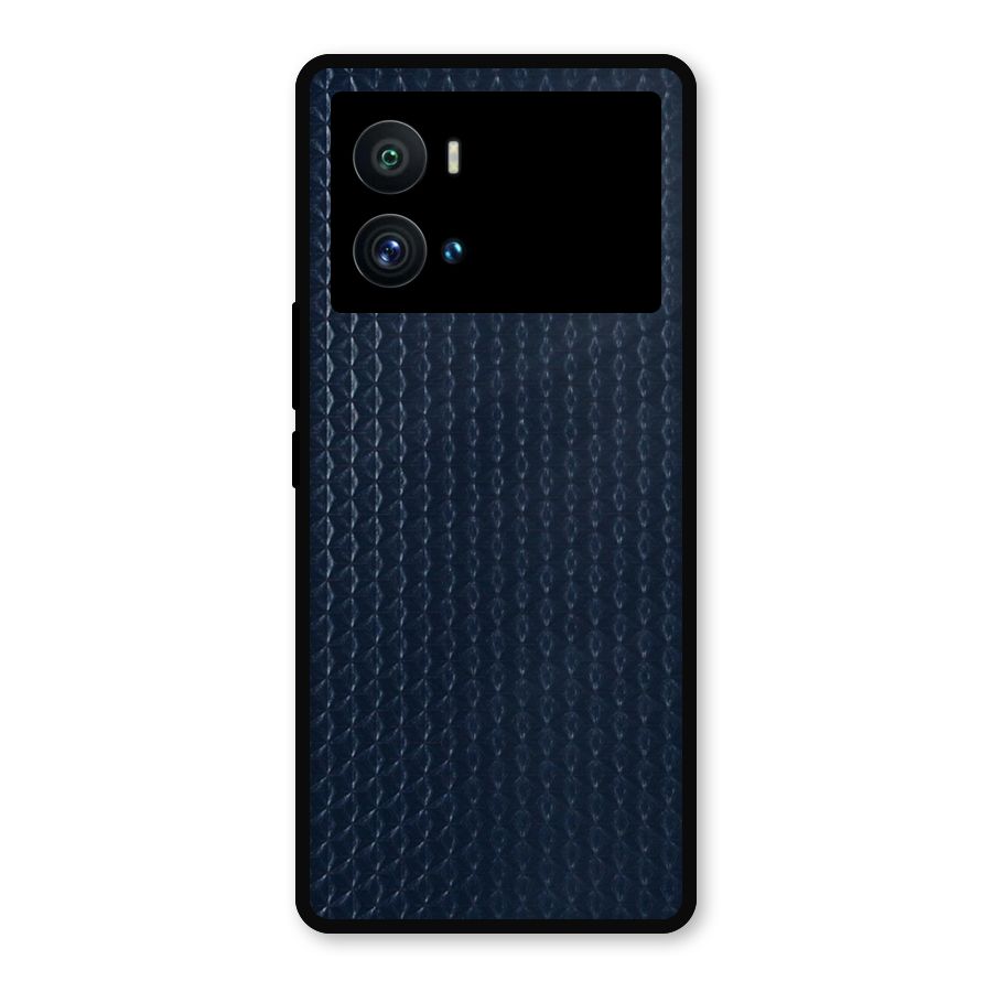 Blue Pattern Metal Back Case for iQOO 9 Pro