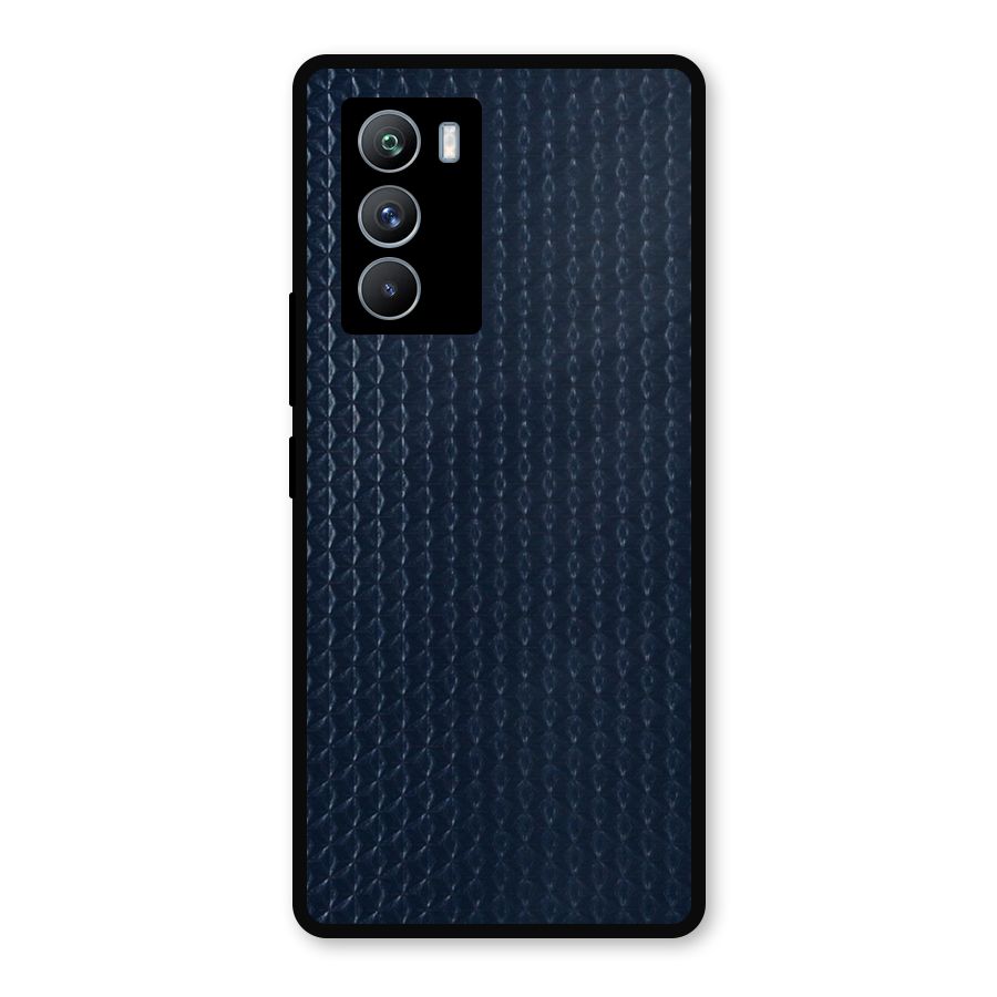 Blue Pattern Metal Back Case for iQOO 9 SE