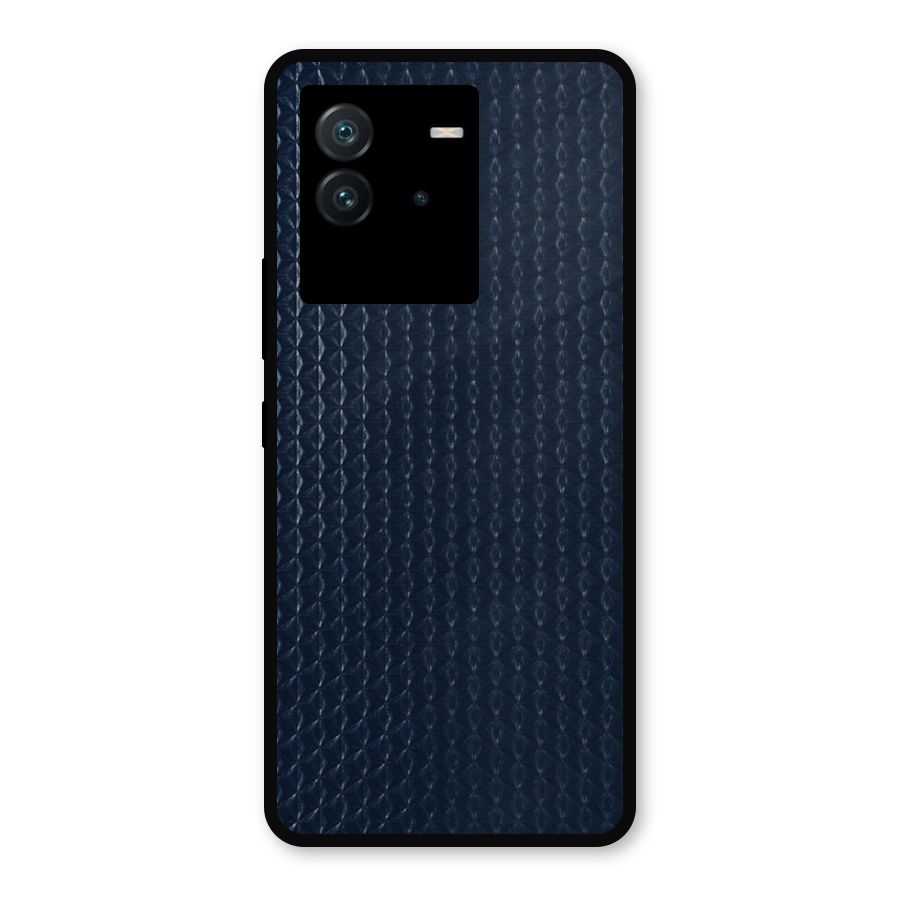 Blue Pattern Metal Back Case for iQOO Neo 6 5G