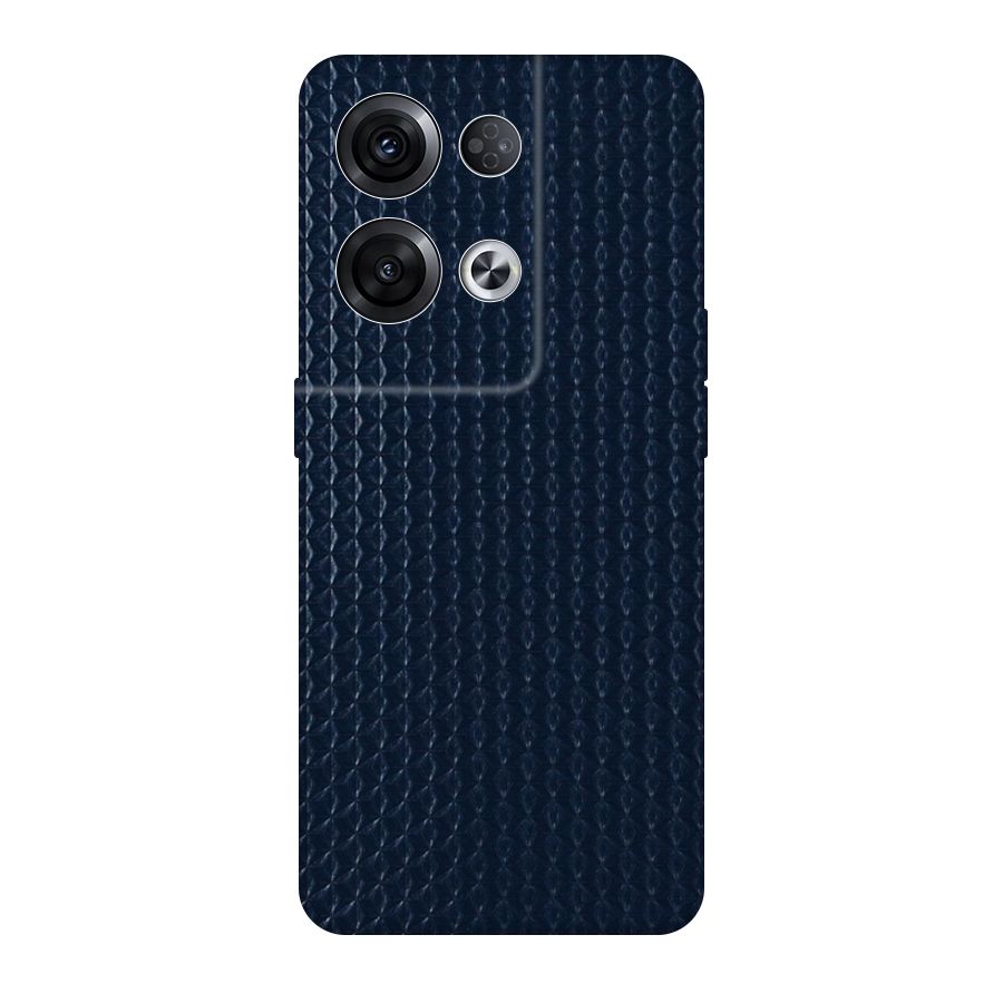 Blue Pattern Original Polycarbonate Back Case for Oppo Reno8 Pro 5G