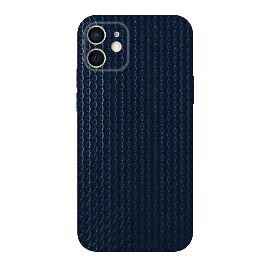 Blue Pattern Original Polycarbonate Back Case for iPhone 12