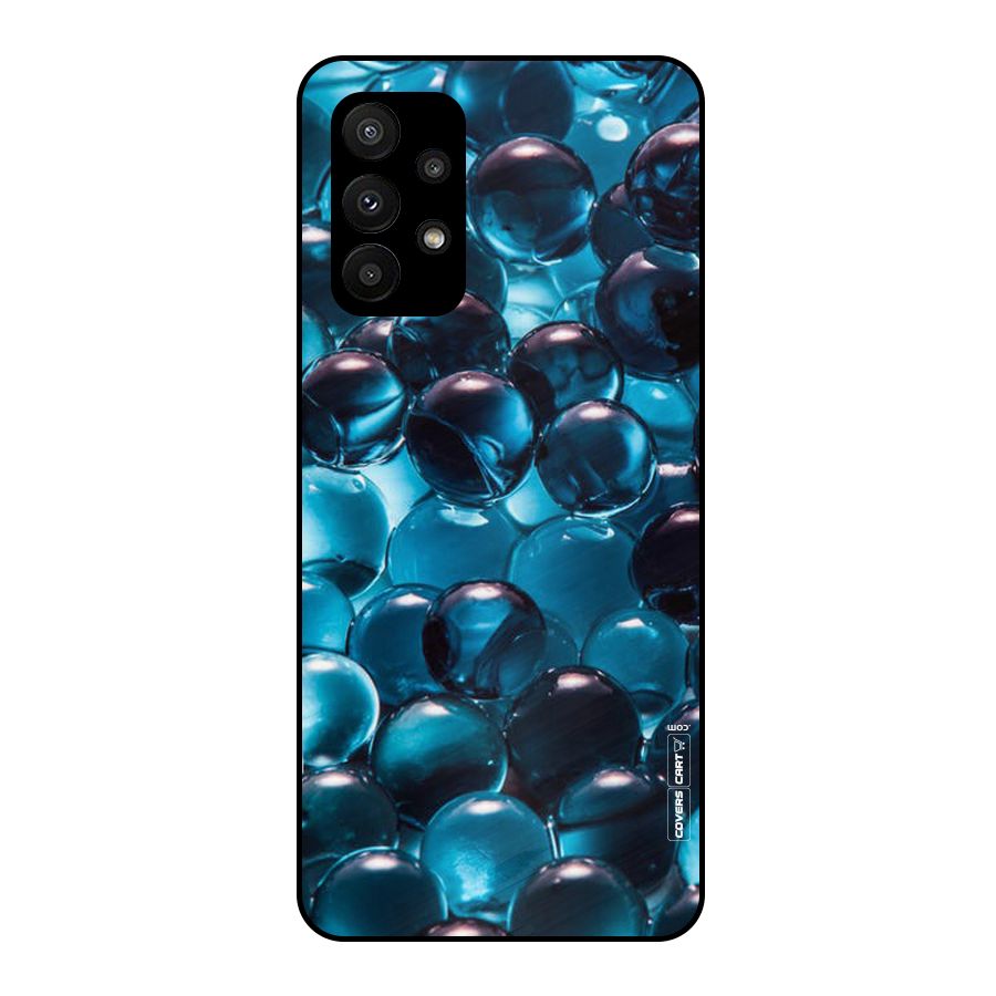 Blue Abstract Balls Metal Back Case for Galaxy A23