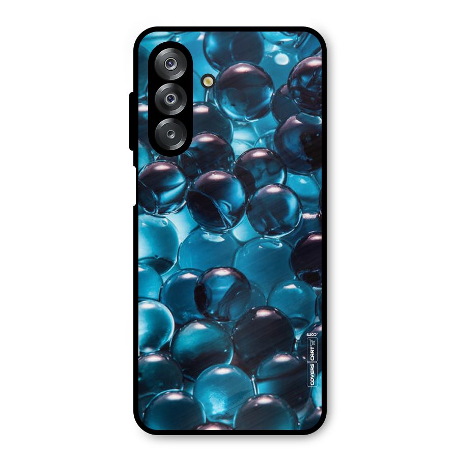 Blue Abstract Balls Metal Back Case for Galaxy A26