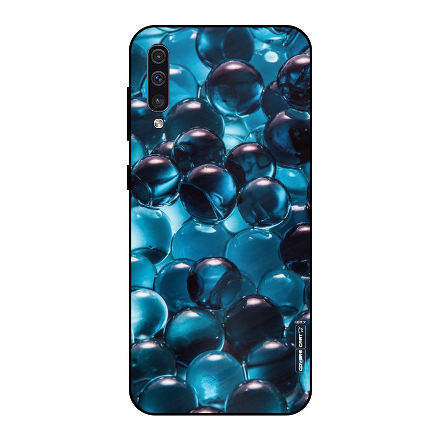 Blue Abstract Balls Metal Back Case for Galaxy A30s
