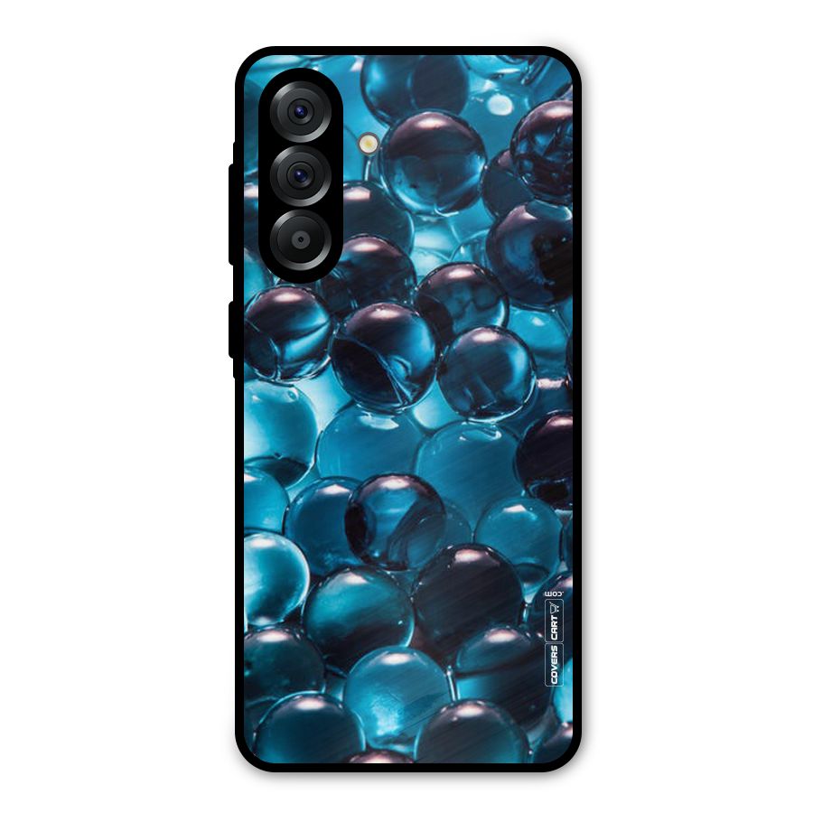 Blue Abstract Balls Metal Back Case for Galaxy A36