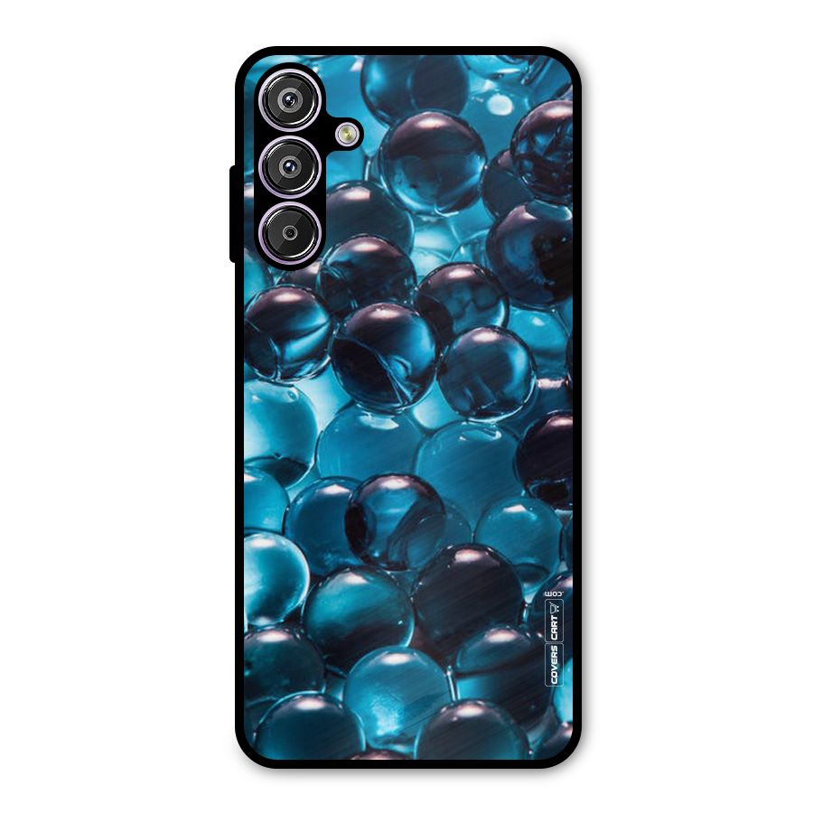 Blue Abstract Balls Metal Back Case for Galaxy F15