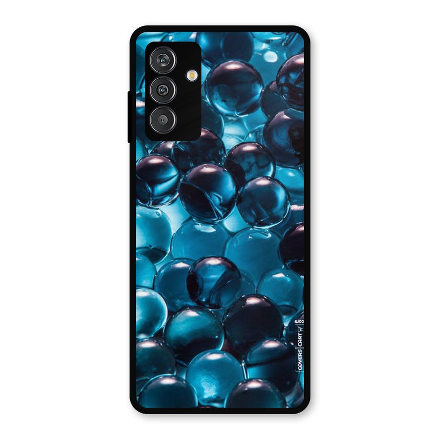 Blue Abstract Balls Metal Back Case for Galaxy M14 5G