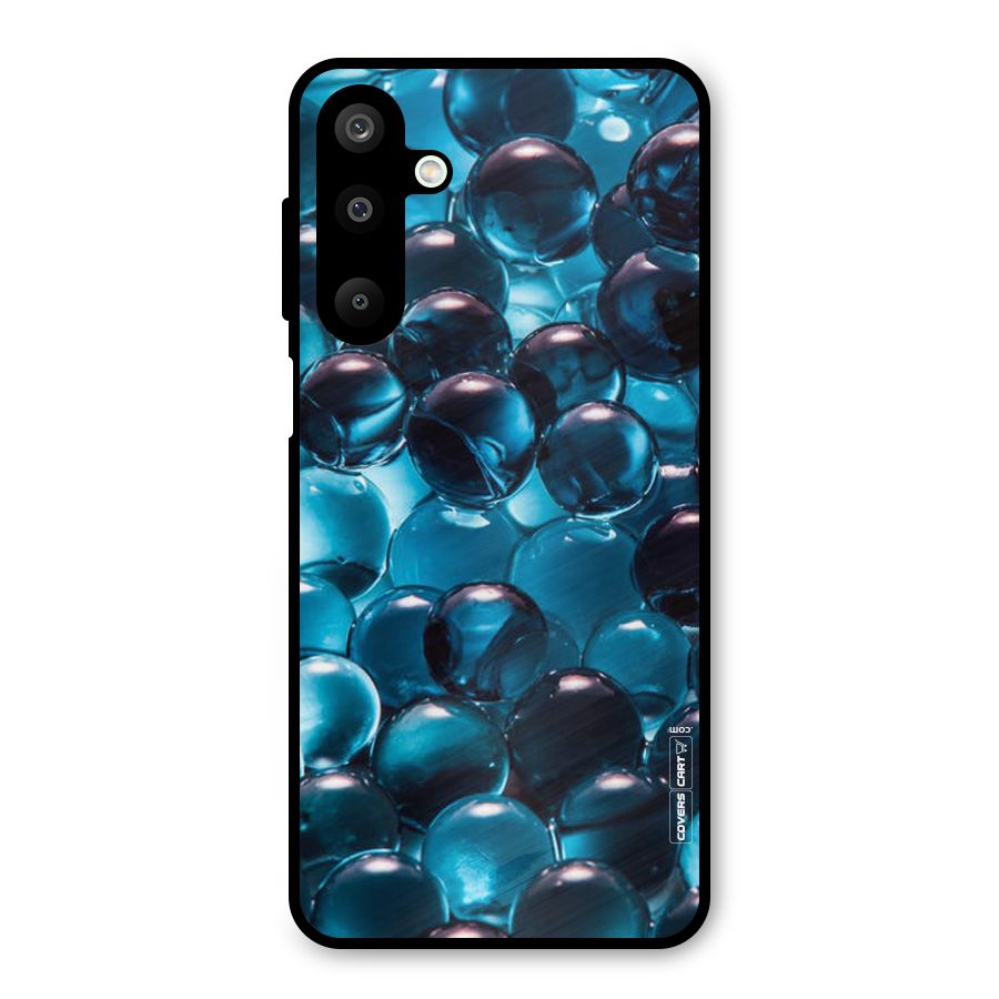 Blue Abstract Balls Metal Back Case for Galaxy M16