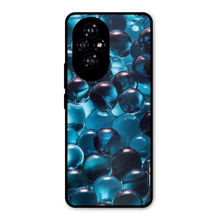 Blue Abstract Balls Metal Back Case for Honor 200