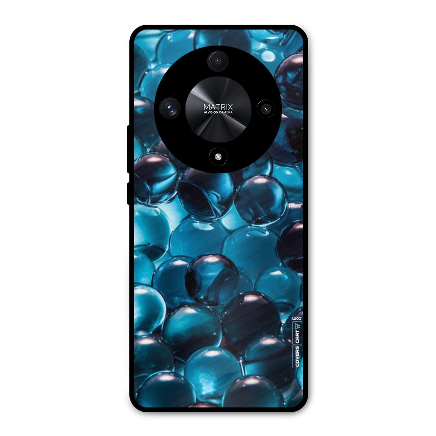 Blue Abstract Balls Metal Back Case for Honor X9b