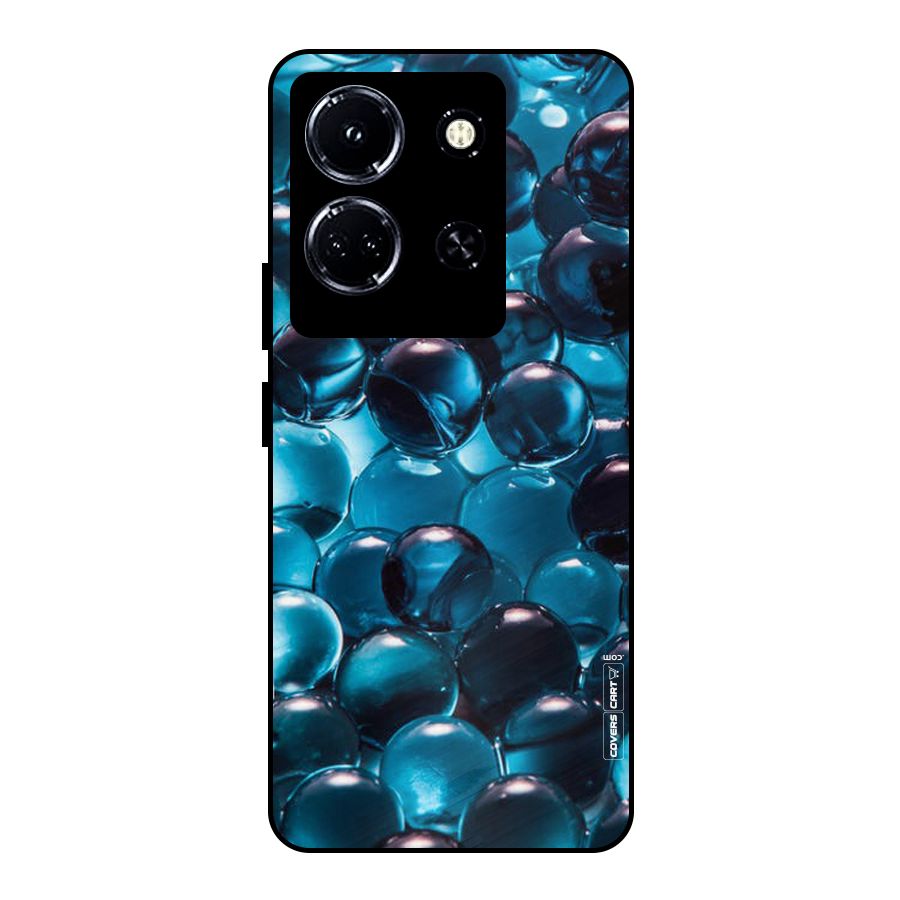 Blue Abstract Balls Metal Back Case for Infinix Note 30 5G