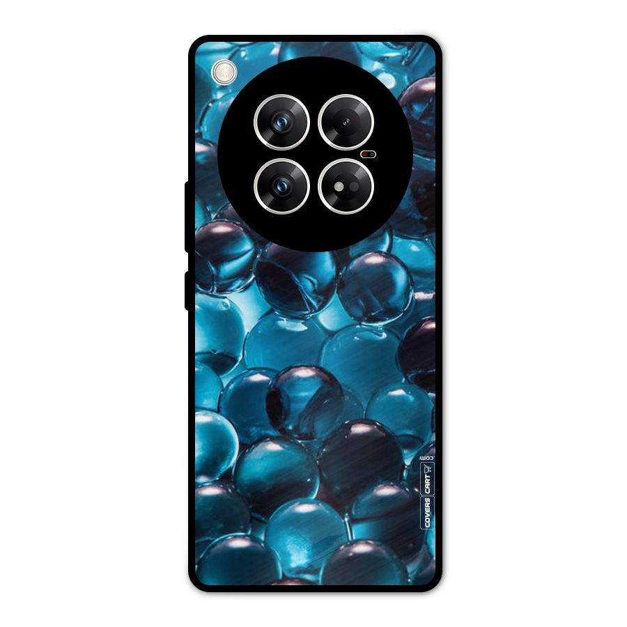 Blue Abstract Balls Metal Back Case for Infinix Zero 40 5G