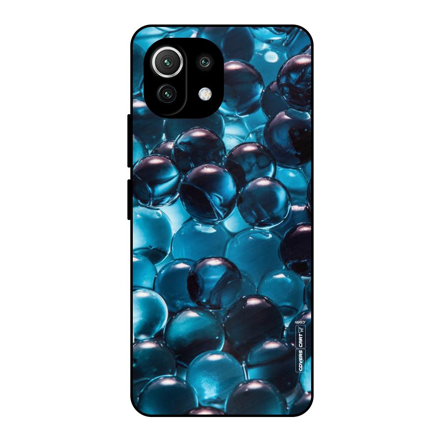 Blue Abstract Balls Metal Back Case for Mi 11 Lite
