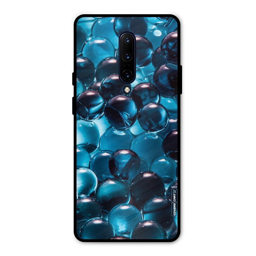 Blue Abstract Balls Metal Back Case for OnePlus 7 Pro
