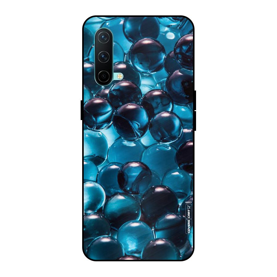 Blue Abstract Balls Metal Back Case for OnePlus Nord CE 5G